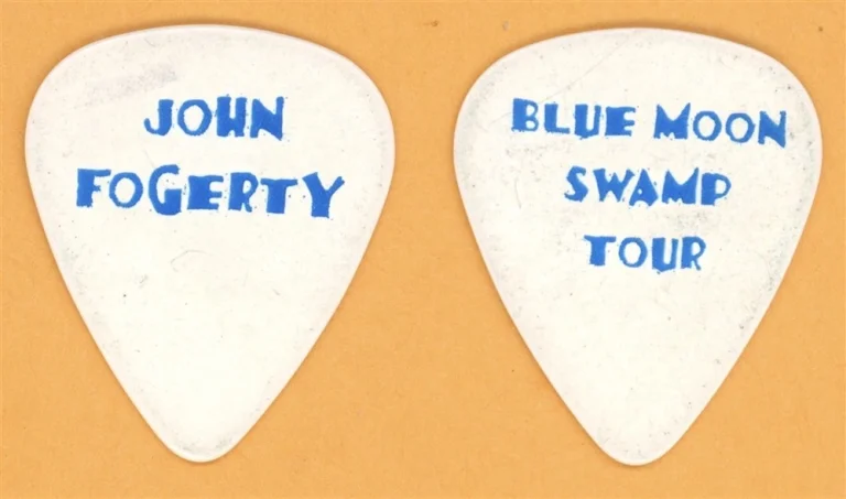 John Fogerty Creedence Vintage Guitar Pick - 1997 Blue Moon Swamp Tour