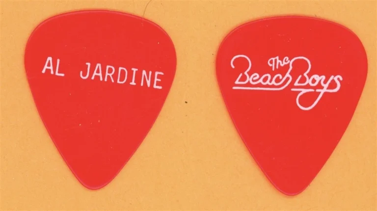 Beach Boys Al Jardine Vintage Guitar Pick - 1985 US Tour