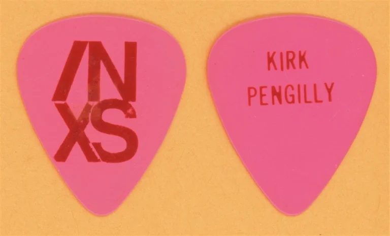 INXS Kirk Pengilly Vintage Guitar Pick - 1991 X Tour