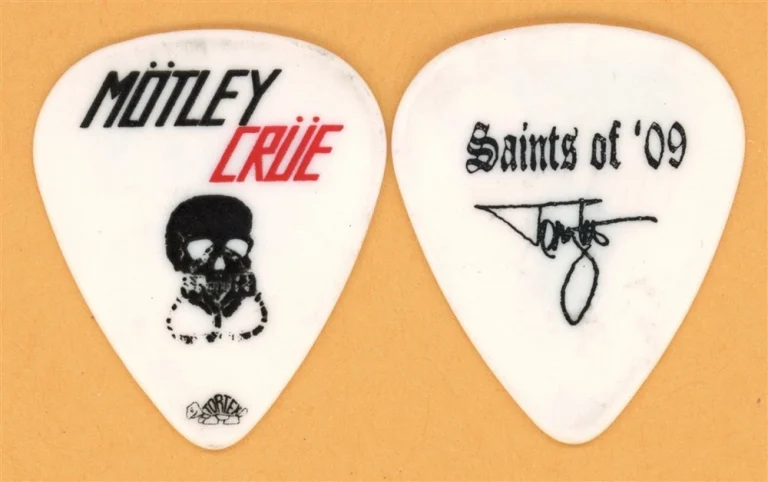 Motley Crue Tommy Lee Vintage Guitar Pick - 2009 Saints of Los Angeles Tour