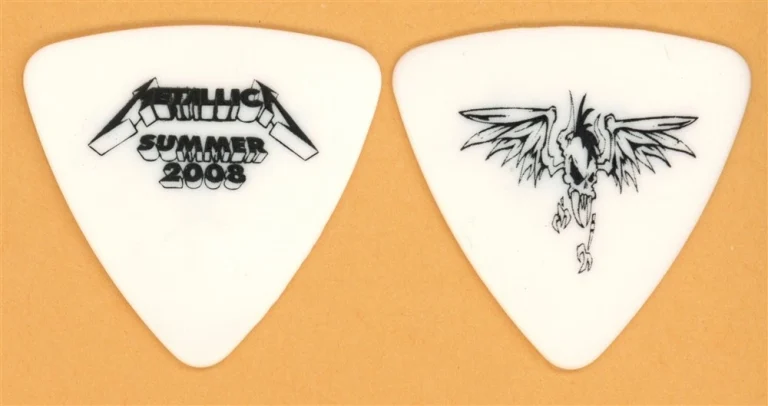 Metallica Robert Trujillo Vintage Guitar Pick - 2008 Death Magnetica Tour