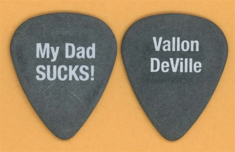 Poison CC DeVille My Dad Sucks Vintage Guitar Pick - 2006 US Tour