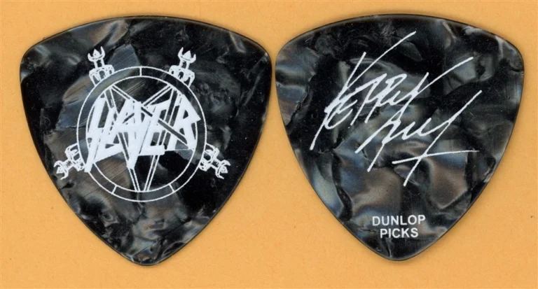 Slayer Kerry King Vintage Guitar Pick - 2009 World Painted Blood Tour