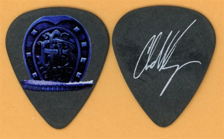 Nickelback Chad Kroeger Vintage Guitar Pick - 2009 Dark Horse Tour