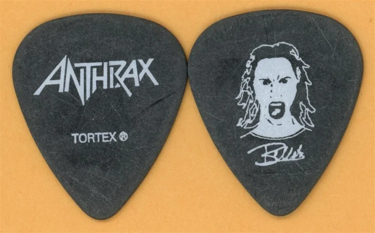 Anthrax Frank Bello Vintage Guitar Pick - 2009 US Tour
