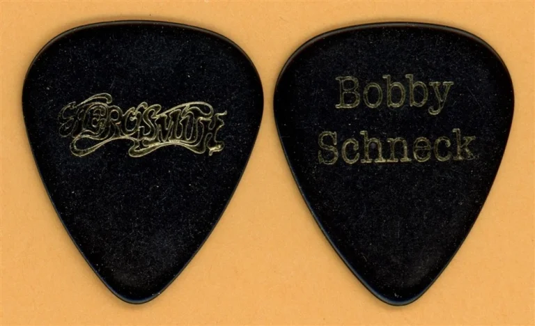 Aerosmith Bobby Schneck Vintage Guitar Pick - 2009 US Tour