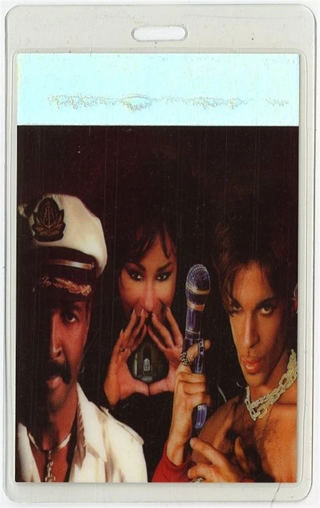 Prince 1998 Laminated Backstage Pass New Power Soul Tour Chaka Khan Larry Graham