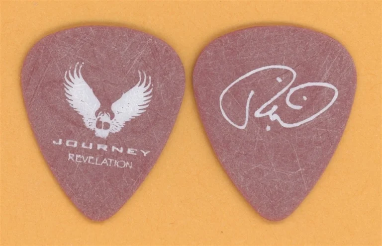 Journey Ross Valory Vintage Guitar Pick - 2008 Revelation Tour
