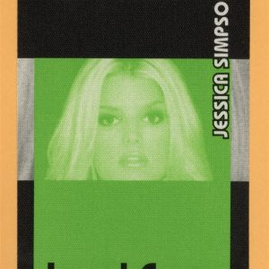 Jessica Simpson 2001 Dreamchasers Concert Tour CREW Backstage Pass