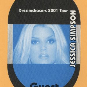 Jessica Simpson 2001 Dreamchasers Concert Tour GUEST Backstage Pass