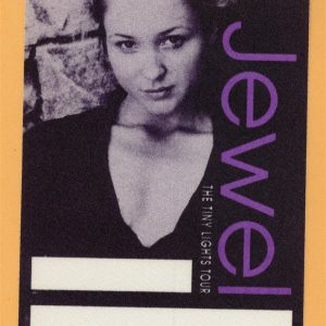 Jewel 1997 Tiny Lights Concert Tour Backstage Pass
