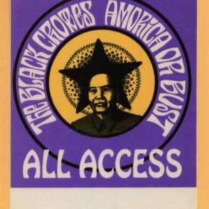 Black Crowes 1995 Amorica or Bust Concert Tour All Access Backstage Pass