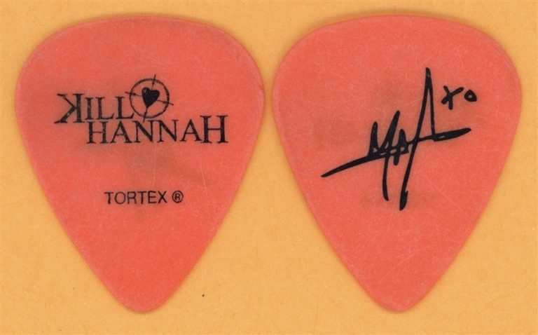 Kill Hannah Mat Devine Vintage Guitar Pick - 2008 Hope for the Hopeless Tour