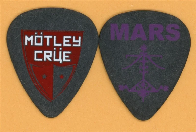 Motley Crue Mick Mars Vintage Guitar Pick - 2010 The Tour w/ KISS