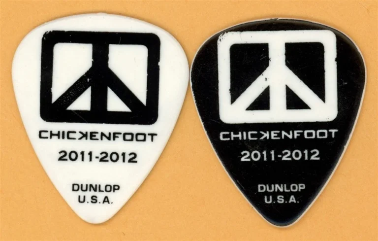 Chickenfoot Joe Satriani Vintage Guitar Pick - 2011 Tour