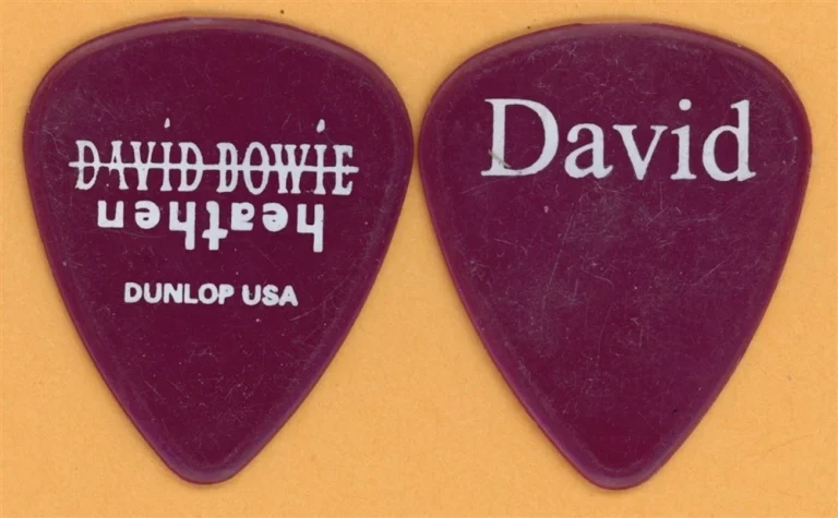 David Bowie Vintage Guitar Pick - 2002 Heathen Tour