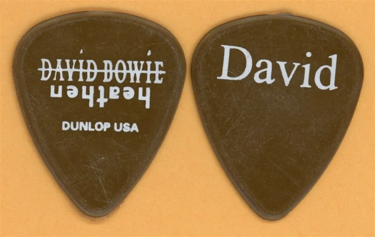 David Bowie Vintage Guitar Pick - 2002 Heathen Tour