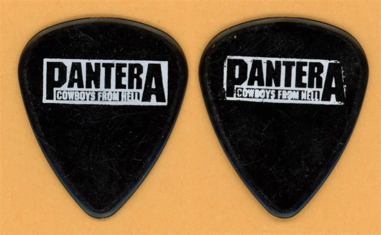 Pantera Dimebag Darrell Vintage Guitar Pick - 1990 Cowboys From Hell Tour