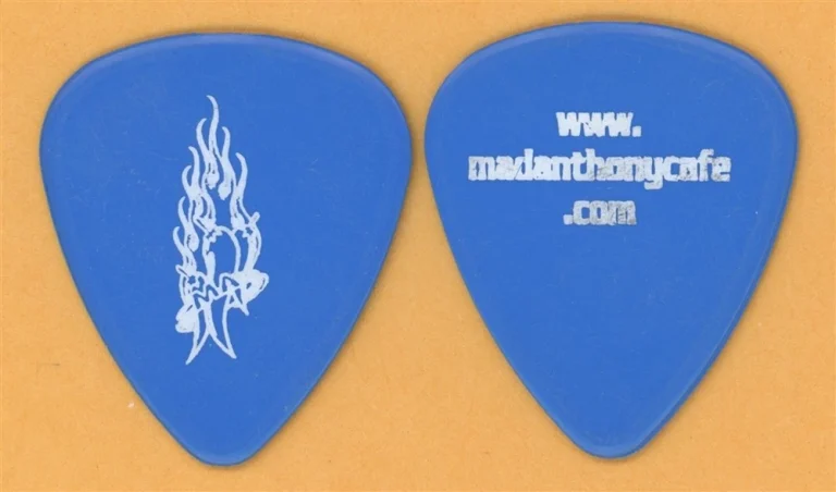 Van Halen Michael Anthony 2002 Tour Dunlop Blue V1 (Hollow Pepper) Guitar Pick