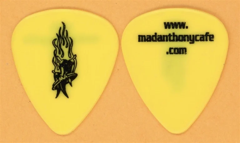 Van Halen Michael Anthony 2002 Tour Dunlop Yellow V2 (Solid Pepper) Guitar Pick