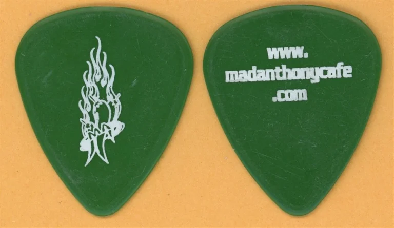 Van Halen Michael Anthony 2002 Tour Dunlop Green V1 (Hollow Pepper) Guitar Pick
