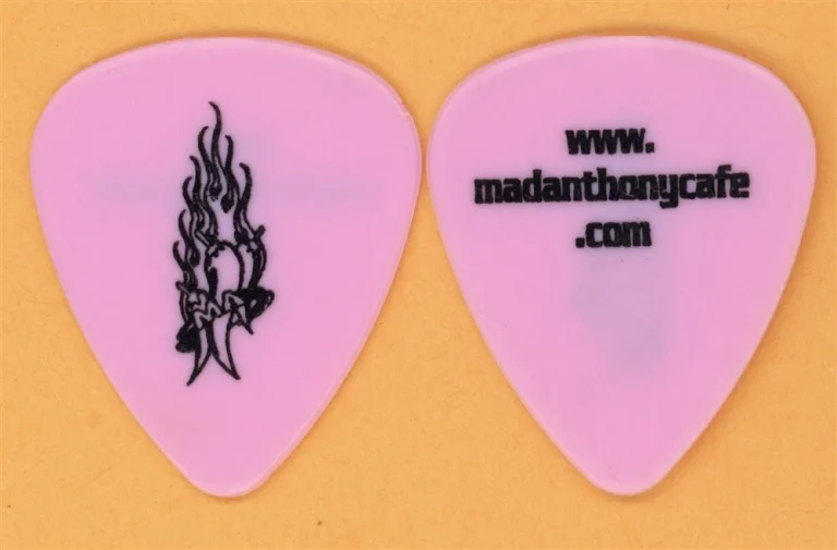 Van Halen Michael Anthony 2002 Tour Dunlop Pink V1 (Hollow Pepper) Guitar Pick