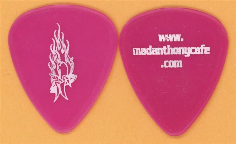 Van Halen Michael Anthony 2002 Tour Dunlop Pink V3 (Hollow Pepper) Guitar Pick