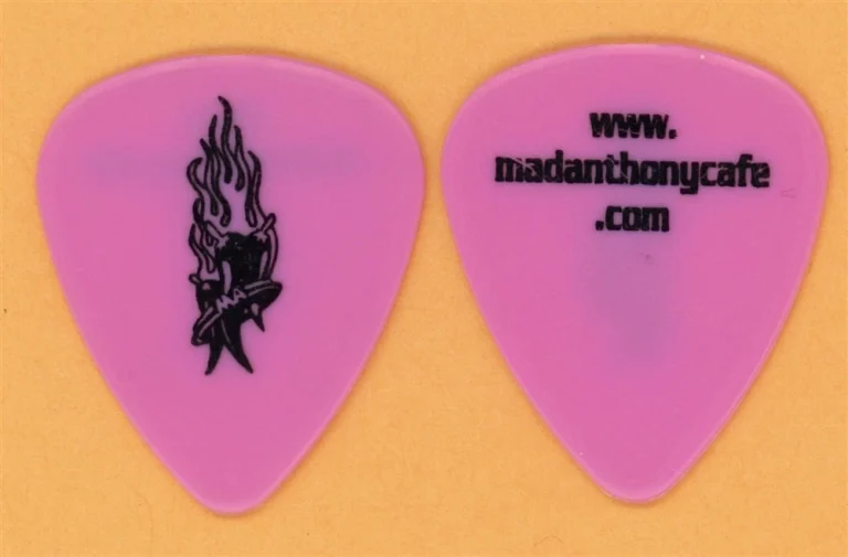 Van Halen Michael Anthony 2002 Tour Dunlop Pink V8 (Solid Pepper) Guitar Pick