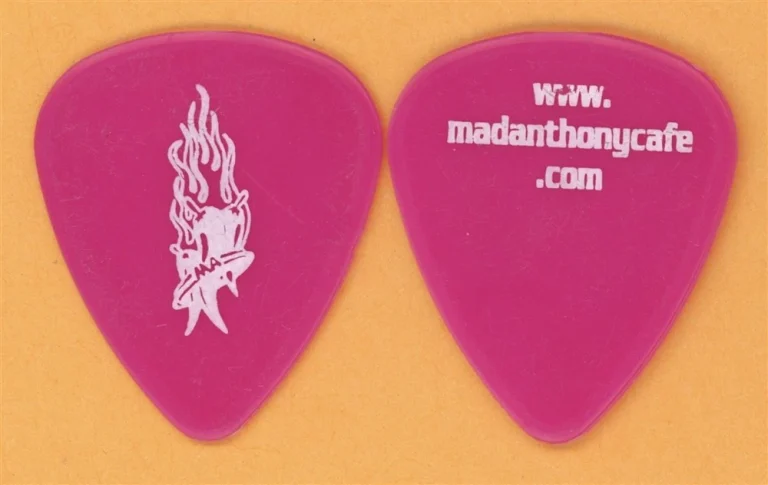 Van Halen Michael Anthony 2002 Tour Dunlop Pink V4 (Solid Pepper) Guitar Pick