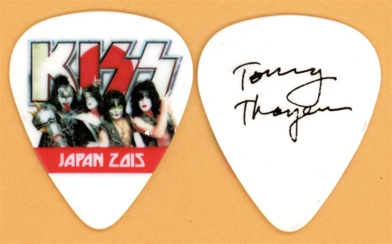 KISS Tommy Thayer Vintage Guitar Pick - 2015 40th Anniversary Japan Tour - Proto
