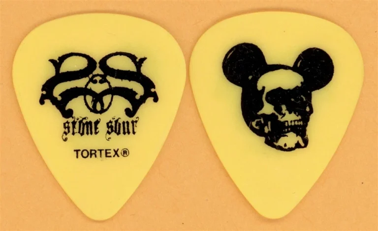 Stone Sour Johny Chow Vintage Guitar Pick - 2013 House of Gold & Bones Tour