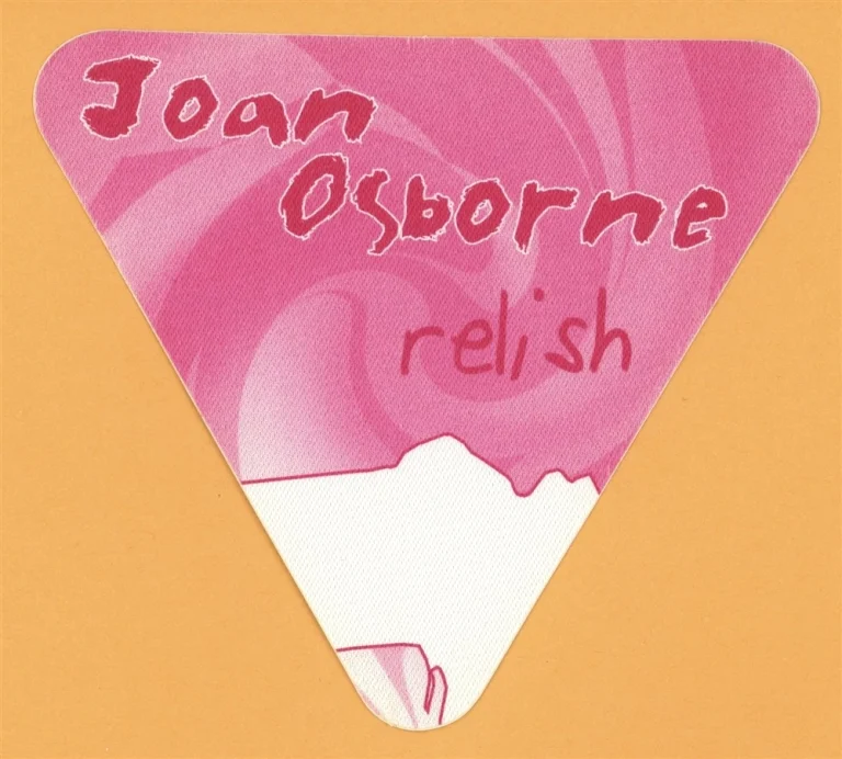 Joan Osborne 1996 Relish Concert Tour AFTER SHOW Backstage Pass