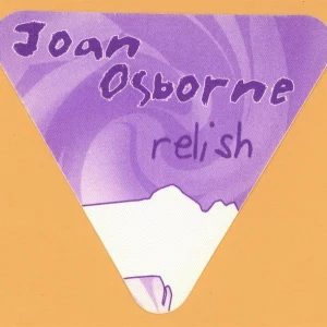 Joan Osborne 1996 Relish Concert Tour AFTER SHOW Backstage Pass