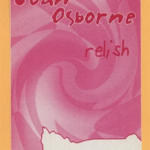 Joan Osborne 1996 Relish Concert Tour CREW Backstage Pass