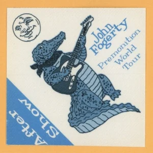 John Fogerty 1998 Premonition Concert Tour AFTER SHOW Backstage Pass