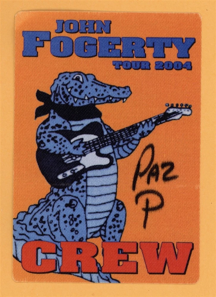 John Fogerty 2005 Deja Vu Concert Tour CREW Backstage Pass