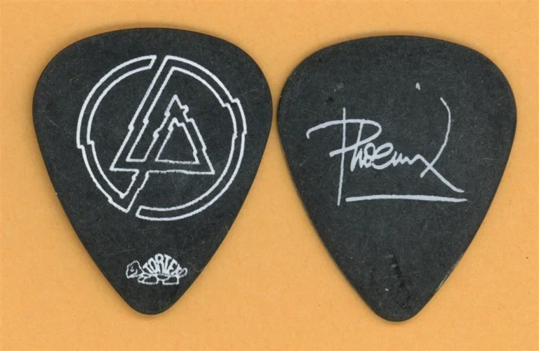 Linkin Park Dave Phoenix Farrell Vintage Guitar Pick - 2011 A Thousand Suns Tour