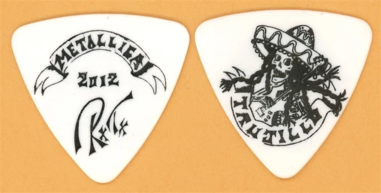 Metallica Robert Trujillo Vintage Guitar Pick - 2012 Tour