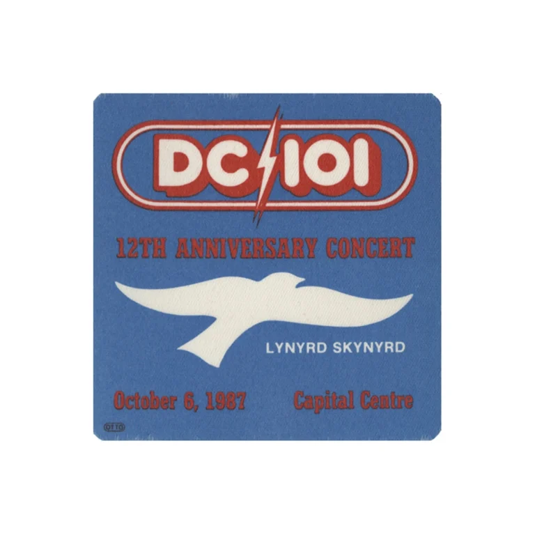 Lynyrd Skynyrd 1987 Tribute Concert Tour Radio Promo Backstage Pass