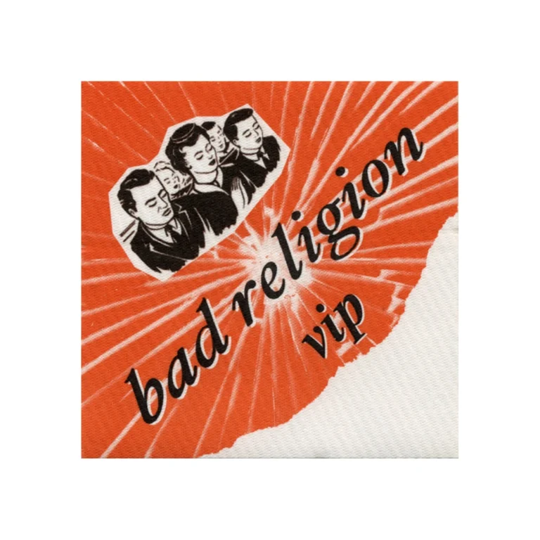 Bad Religion 2002 The Process of Belief Concert Tour VIP Backstage Pass
