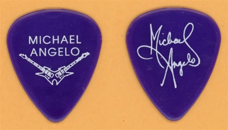 Nitro Michael Angelo Vintage Guitar Pick - 1989 O.F.R. Tour
