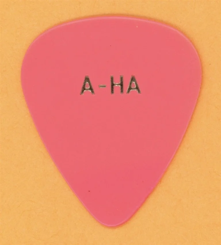 A-HA Pal Waaktaar-Savoy Vintage Guitar Pick - 1988 Stay on These Roads Tour