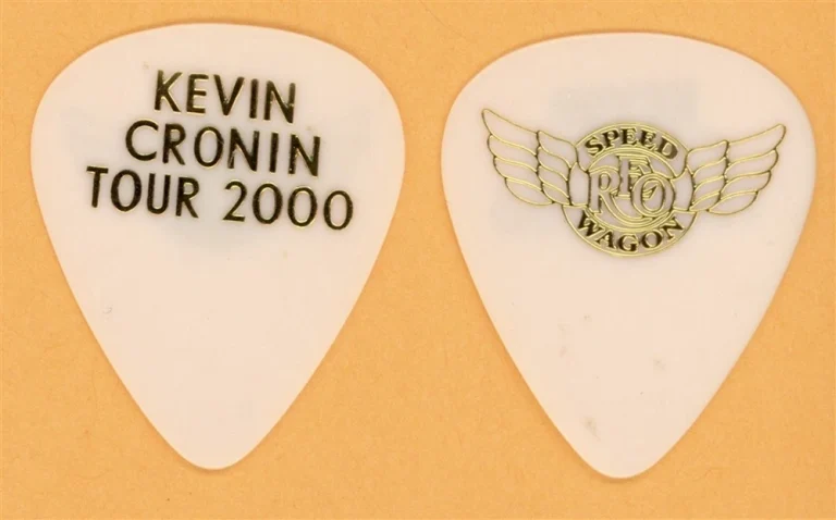 REO Speedwagon Kevin Cronin Vintage Guitar Pick - 2000 Tour