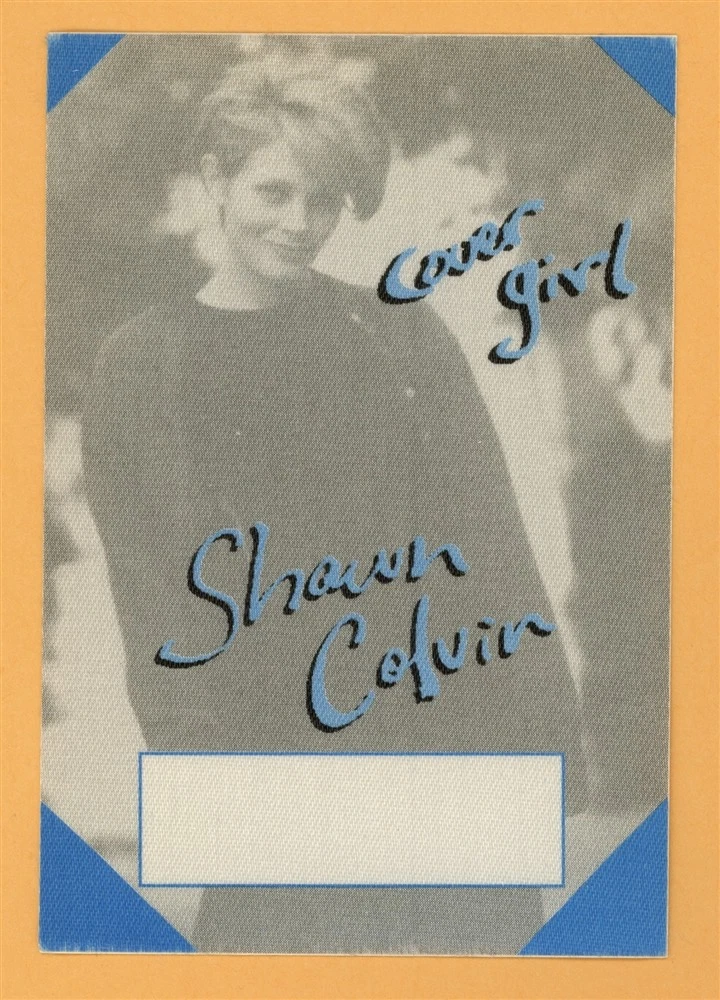 Shawn Colvin 1994 Cover Girl Concert Tour Backstage Pass