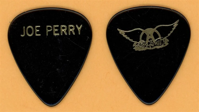 Aerosmith Joe Perry Vintage Guitar Pick - 1986 Permanent Vacation Tour