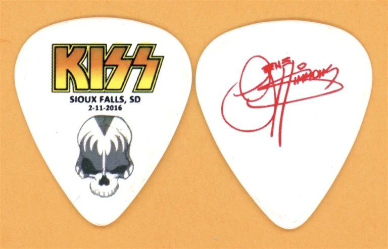 KISS Gene Simmons Vintage Guitar Pick - 2016 Badlands Acoustic Tour