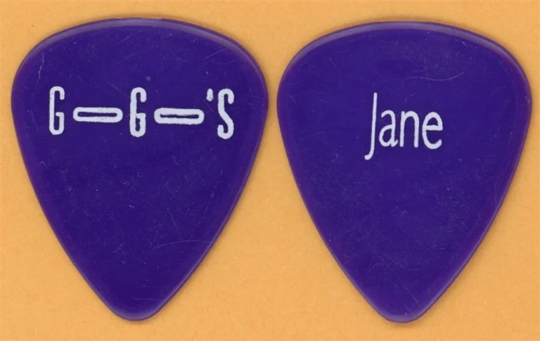 The Go-Go's Jane Wiedlin Vintage Guitar Pick - 1999 Reunion Tour