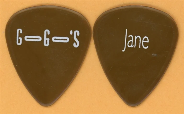 The Go-Go's Jane Wiedlin Vintage Guitar Pick - 1999 Reunion Tour