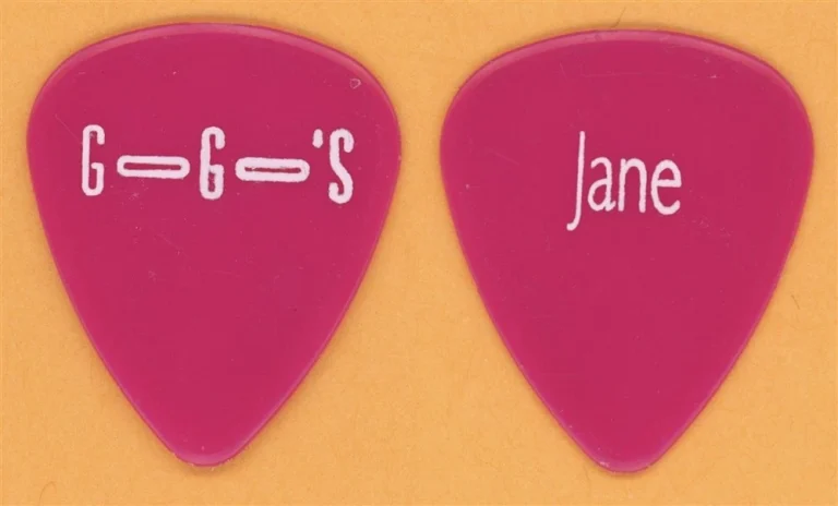 The Go-Go's Jane Wiedlin Vintage Guitar Pick - 1999 Reunion Tour
