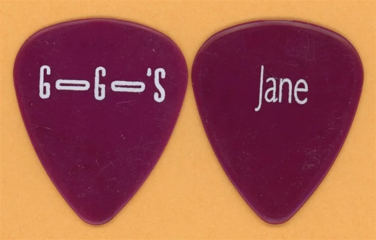 The Go-Go's Jane Wiedlin Vintage Guitar Pick - 1999 Reunion Tour